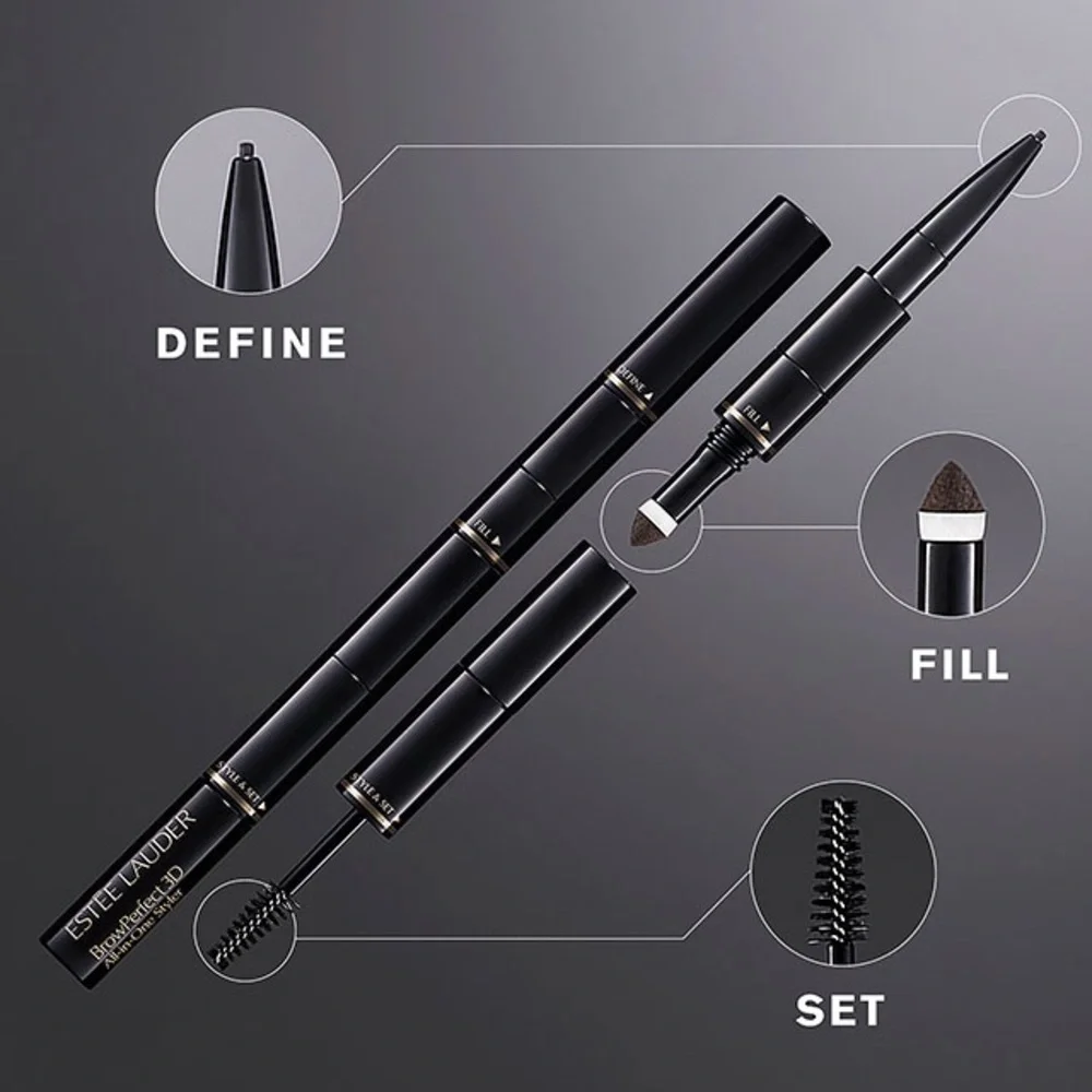 Estee Lauder Brow Perfect 3D All In One Styler Brow Pencil 02 Cool Blonde NWT